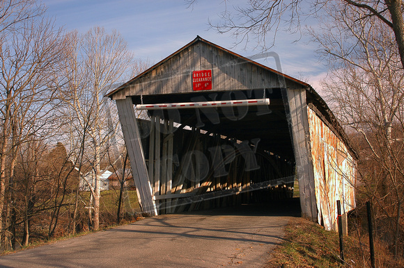0261-OH   "Harshaville Covered Bridge" (horizonal)