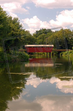 251-OH   "Covered Bridge Reflection"