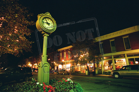 0241-KY-N   "Downtown La Grange at Night I"