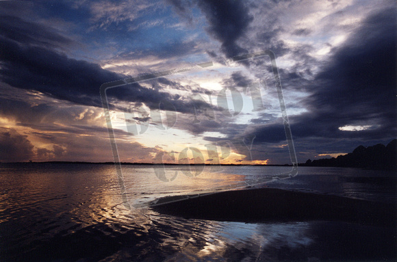 0193-FL-N   "Beach Drive Sunset"